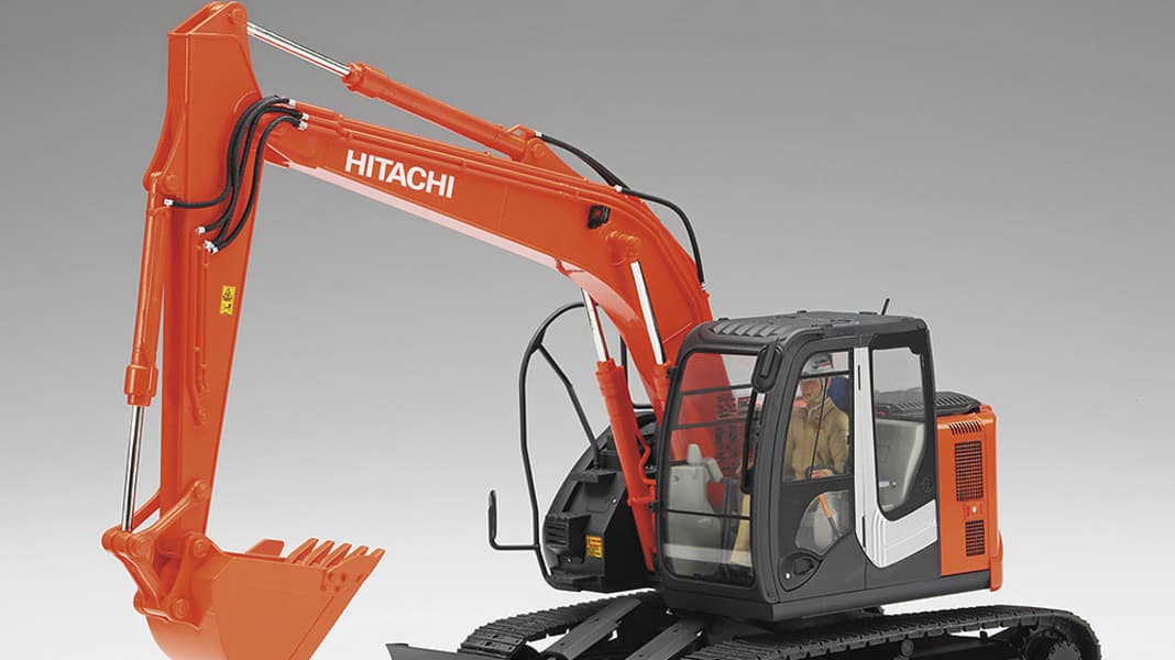 Hasegawa bringt neuen Hitachi-Bagger in 1:35 und Top-Detaillierung