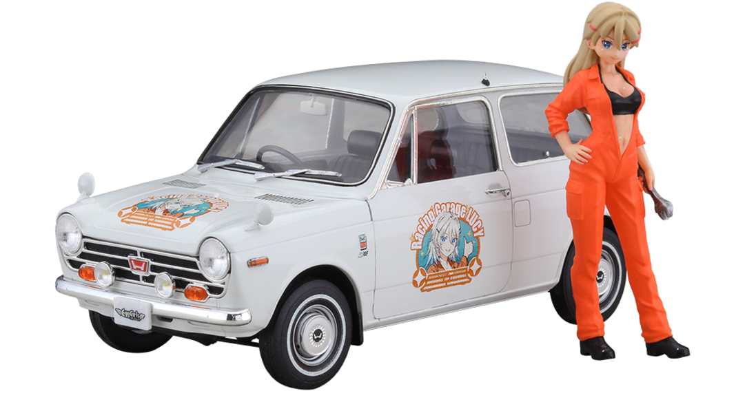 Hasegawa bringt Honda N360S in 1:24 mit Egg-Girls-Figurine