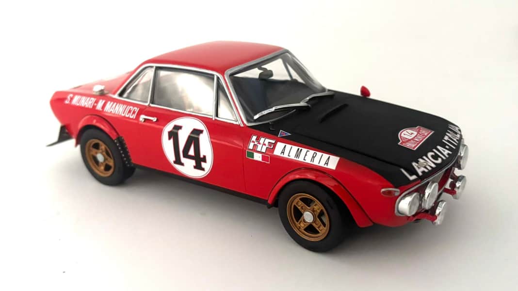 Italeri überrascht mit Lancia Fulvia HF als Kit in 1:24 – mit Fotoätzteilen