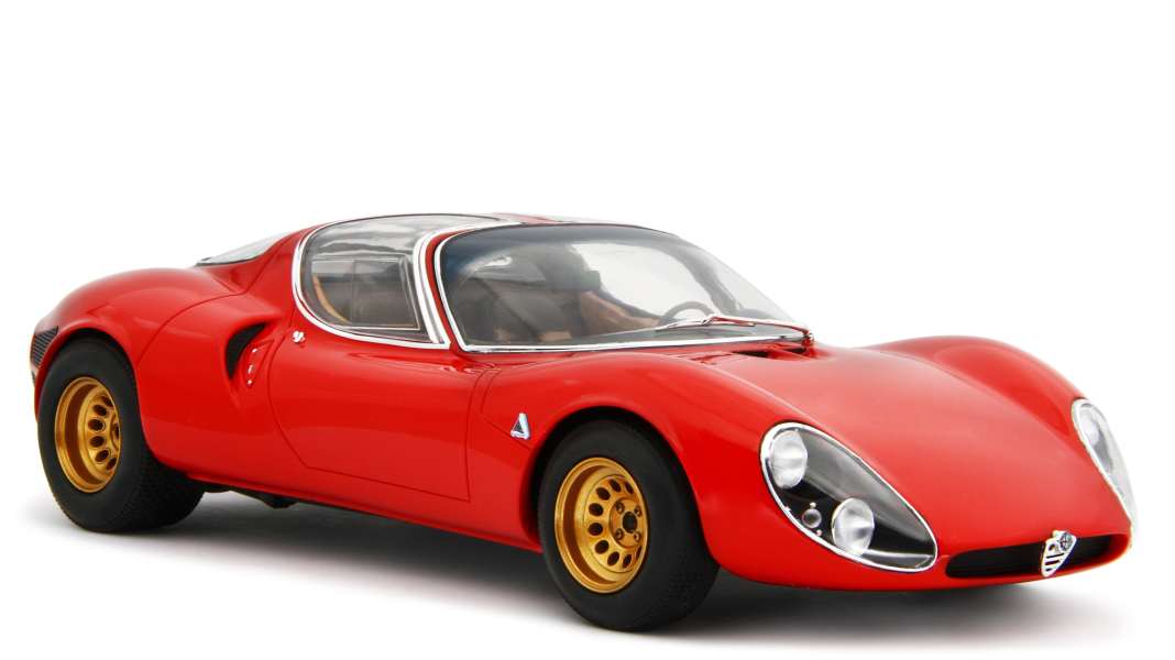 Laudoracing bringt den Alfa Romeo 33 Stradale im Maßstab 1:18