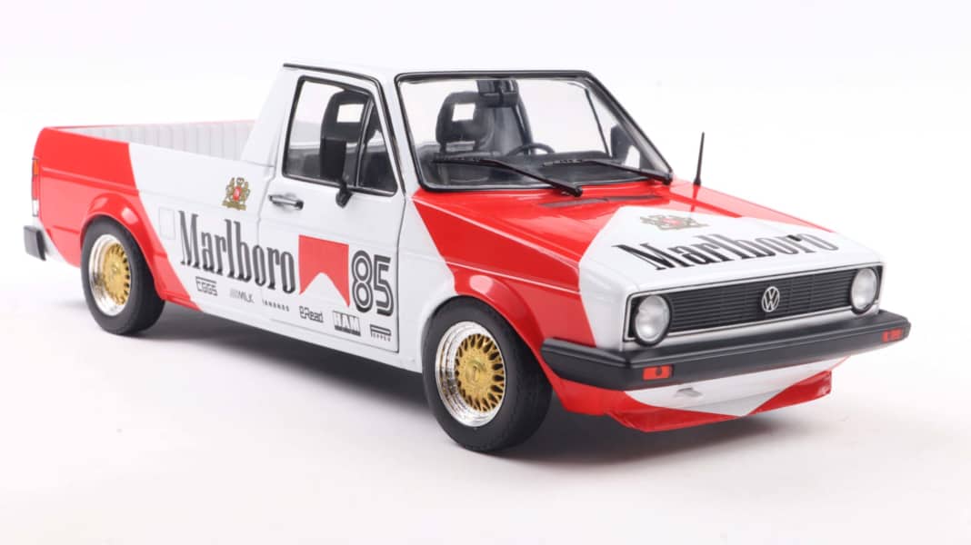 Messe-Ticker 4: Solido macht den VW Caddy in 1:18 zum “Marlboro”-Man aus Die Cast