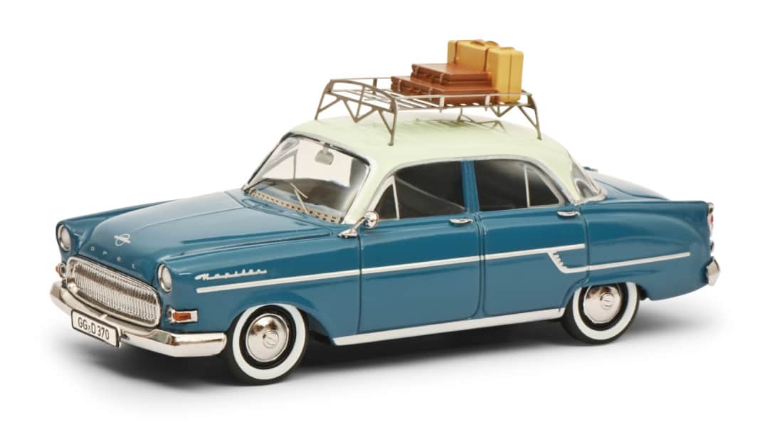 Schuco bringt den Opel Kapitän mit Reiselust in 1:43