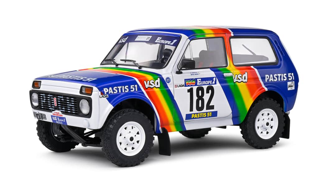 Solido bringt den Paris-Dakar-Lada des Formel-1-Piloten in 1:18