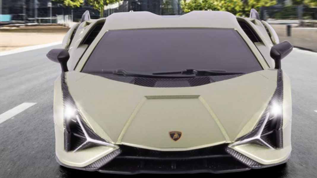 Bei Revell startet der Lamborghini Sián als RC-Flitzer in 1:24