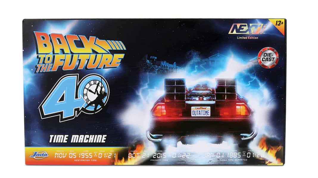 DeLorean-Zeitmaschine kehrt bei Jada chromglänzend in 1:24 zurück