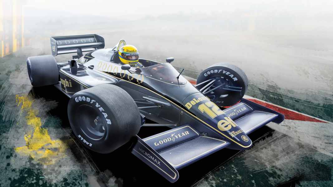 ‘85 Lotus 97T Ayrton Senna von Minichamps in 1:18 – Der Senna-Aufgang