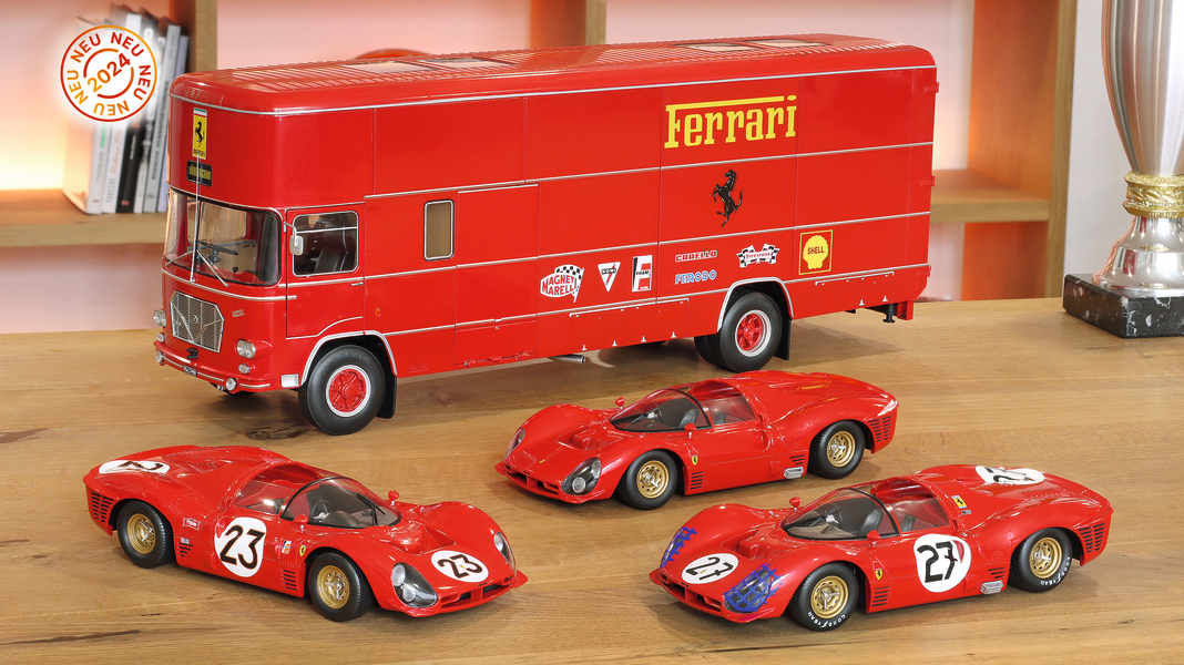 ’66/’67 Ferrari 330 P3/P4 von Werk83 in 1:18 – Ganz schön schnell