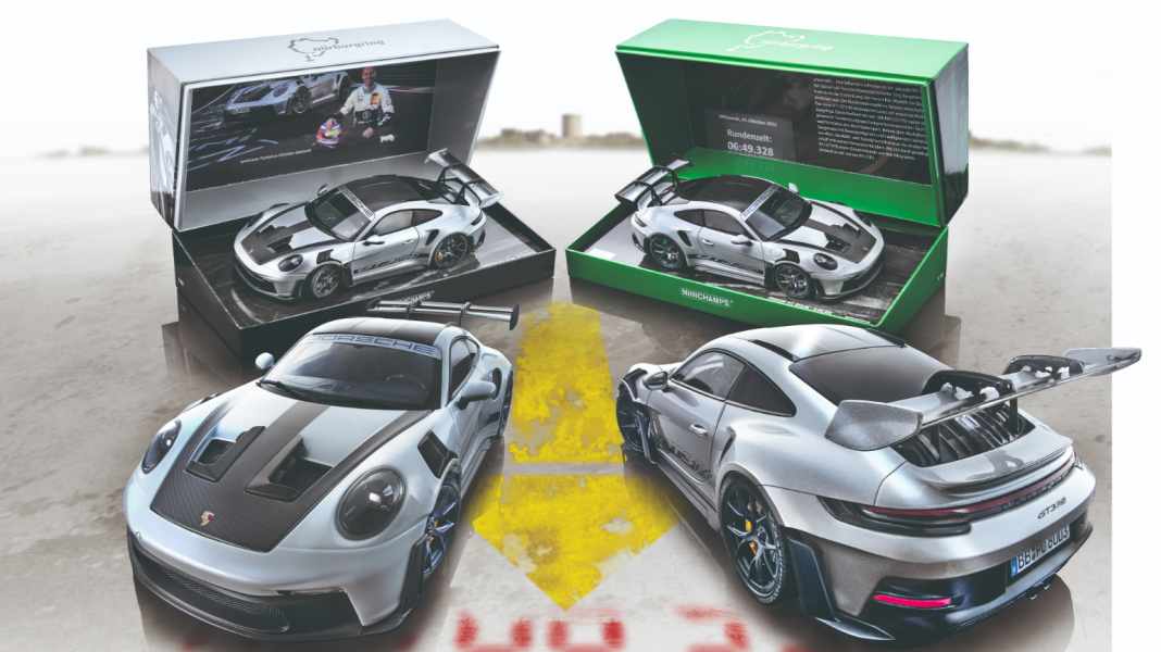 Porsche 911 (992) GT3 RS von Minichamps in 1:18 - Auf Zeitenjagd
