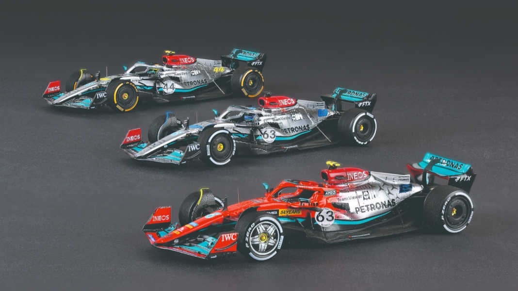 ’22 Mercedes-AMG F1 von Minimax/Spark in 1:43 - Belgische Praline
