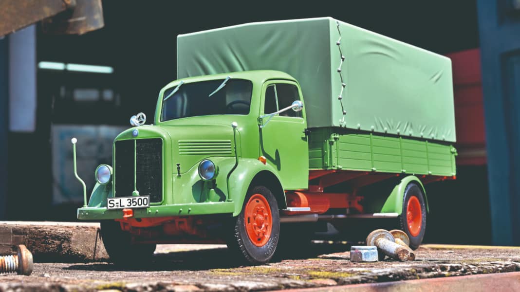 ’50 Mercedes-Benz L 3500 von Schuco in 1:18 – Der will schaffe!