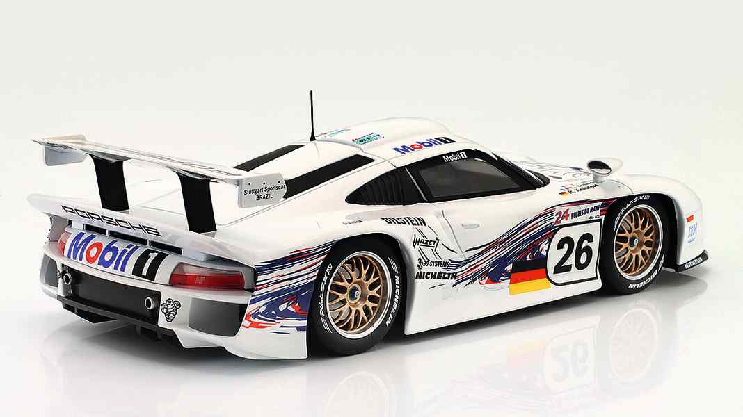 Mit zwei Nasen: ’96/’97 Porsche 911 GT1 von Werk83 in 1:18
