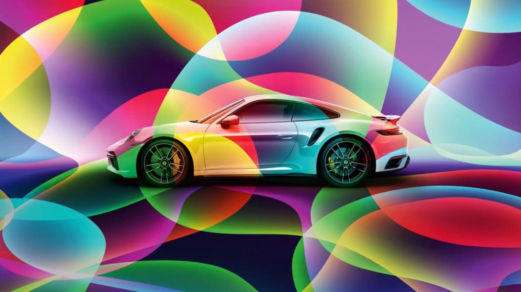 Porsches Farbstudien in 1:5 - Farbe bekennen