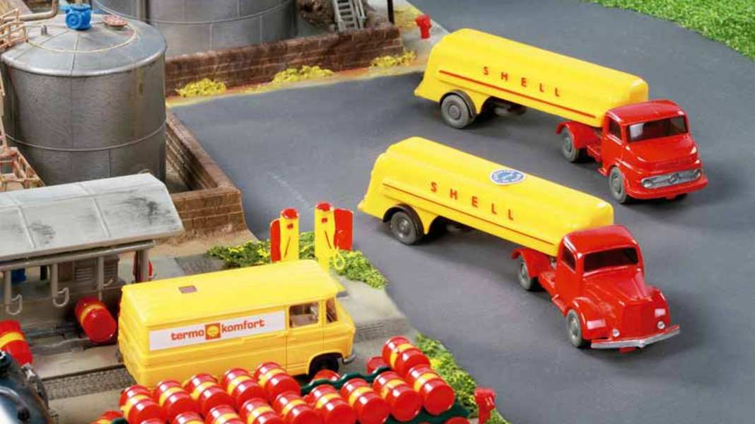 Wiking tankt voll: Das Thema Shell bei Wiking in 1:87