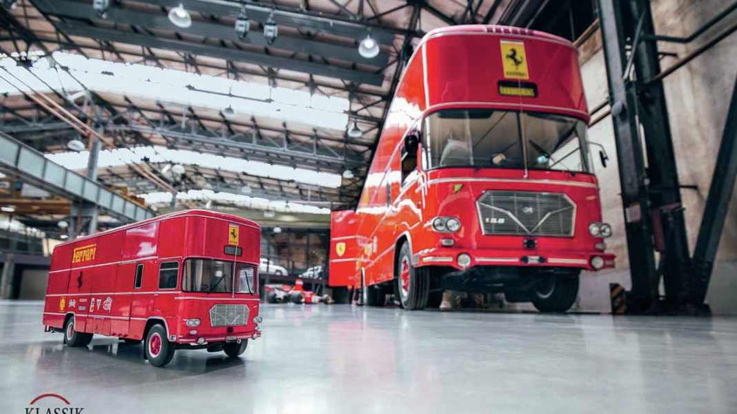 SAMMELN: ’67 OM 150 Rolfo Renntransporter von CMR in 1:18 - Rolfos Roll-out