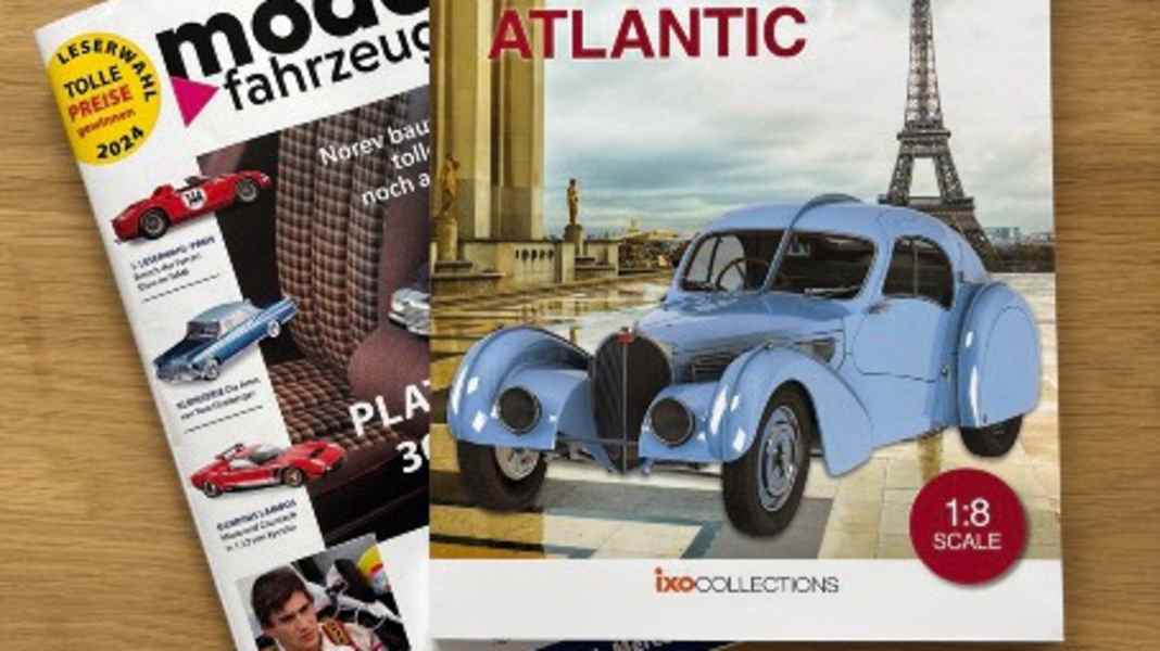 Bugatti 57 SC Atlantic von Ixo in 1:8: Der Dandy