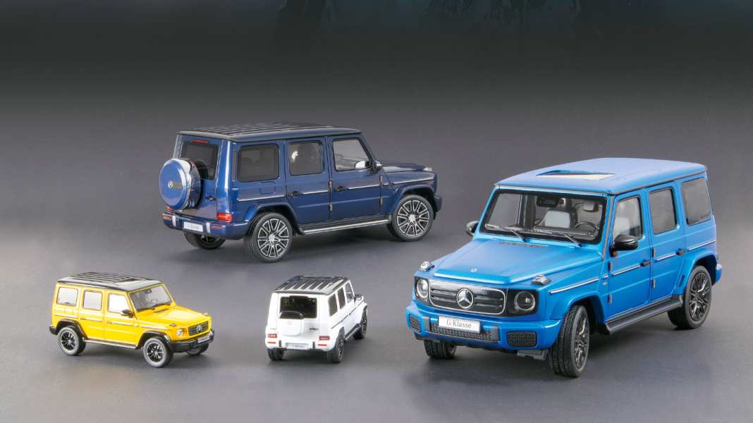 Neue G-Klasse von Norev in 1:43 und 1:18 - Blau gemacht?