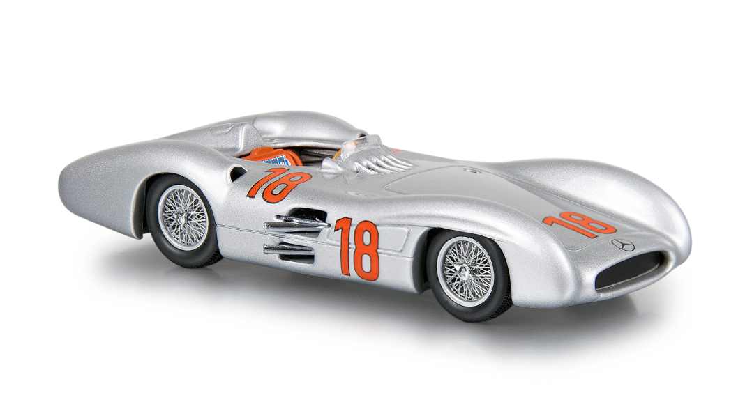 ‘54 Mercedes W 196 R Sieger GP Reims von Minichamps in 1:43 – Er war ERSTER!