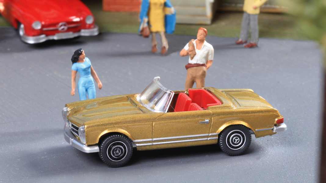 Die Mercedes-Benz SL von Wiking in 1:87 - Sternschnuppen