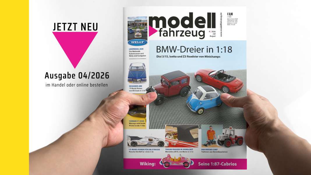 Heft 4/2026 ist da: Mit BMW-Trio und Leserwahl zum Modellfahrzeug des Jahres
