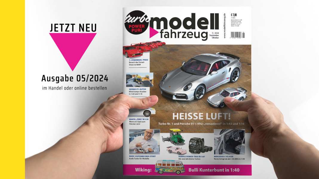 Heft 5/2024 von MODELL FAHRZEUG ist da und feiert den Turbo-Motor mit tollen Stories