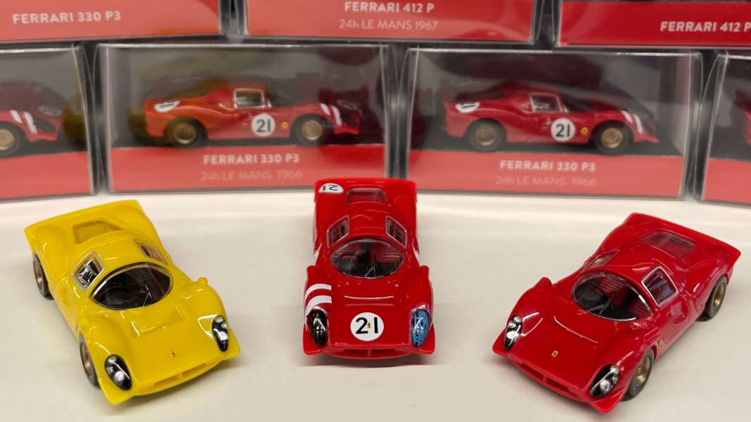 Breaking News: Drei neue Wiking Ferrari starten beim Nationalen Automuseum in 1:87 durch