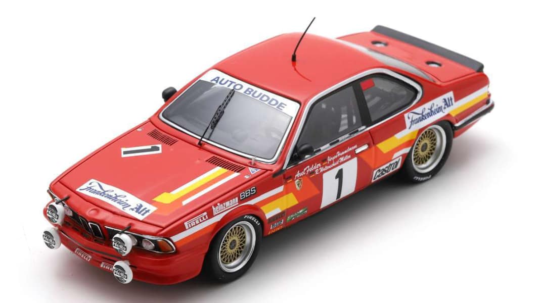 Spark bringt Sechser-BMW als Nürburgringsieger von 1985 im Maßstab 1:43