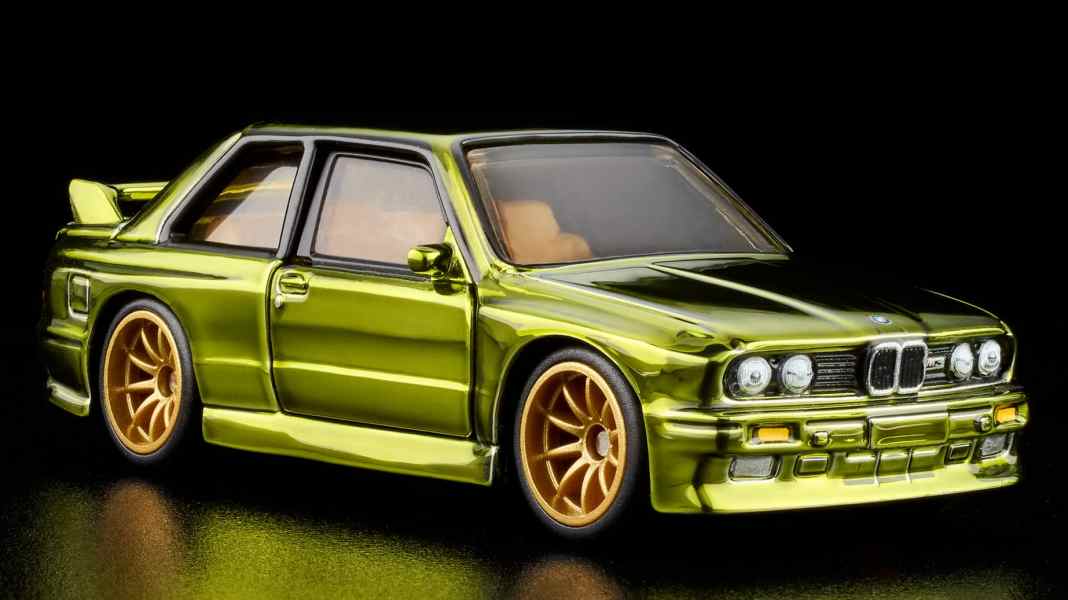 Dieser BMW M3 von Mattel ist eine besonders knackige Olive in 1:64
