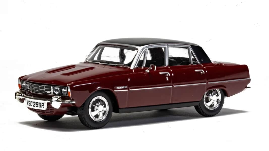 Corgis Rover P6 V8 in Richelieu-Red setzt britische 1:43-Tradition fort