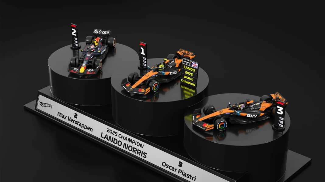 Hot Wheels enthüllt Formel-1-Podium-Überraschung für 2026