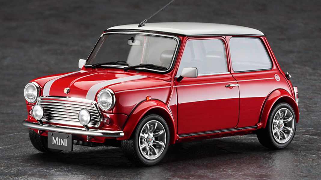 Hasegawa kündigt 1:24-Bausatz des klassischen Mini als 40th Anniversary an