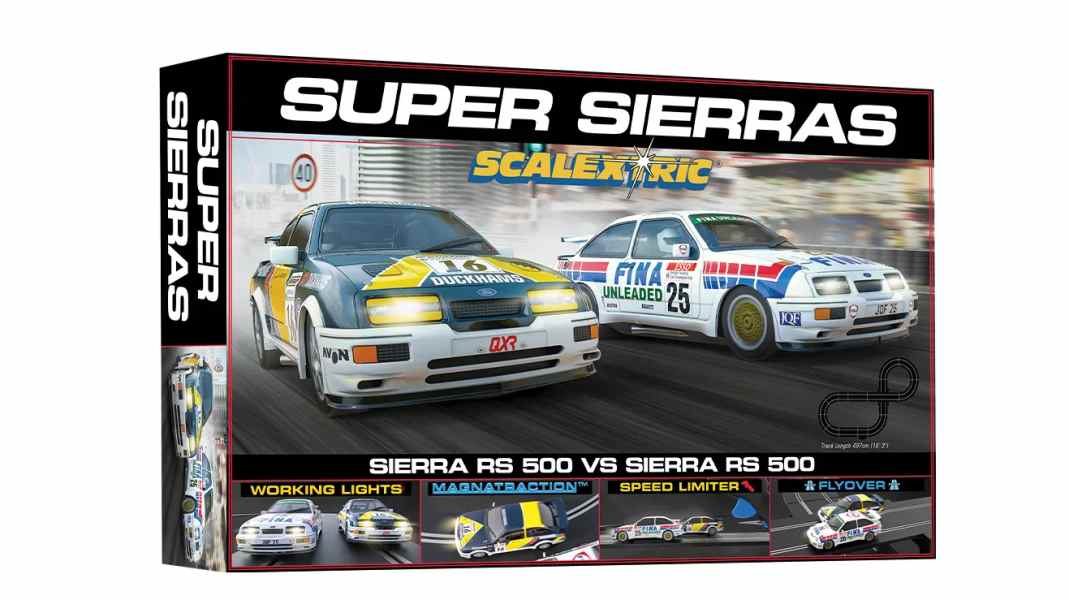 Scalextric rollt knackiges Sierra-Raceset in 1:32 aus der Box