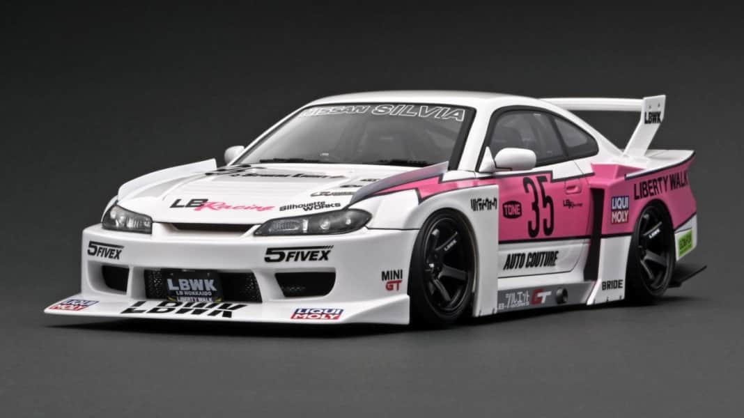 Ignition Model kündigt zwei getunte Nissan Silvia in 1:18 an