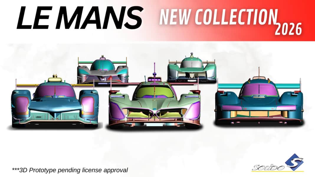 BREAKING NEWS: Solido bringt 2026 eine Le-Mans-Armada