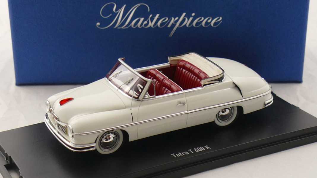 Bei Masterpiece erscheint das Tatra T 600 K Cabriolet in 1:43