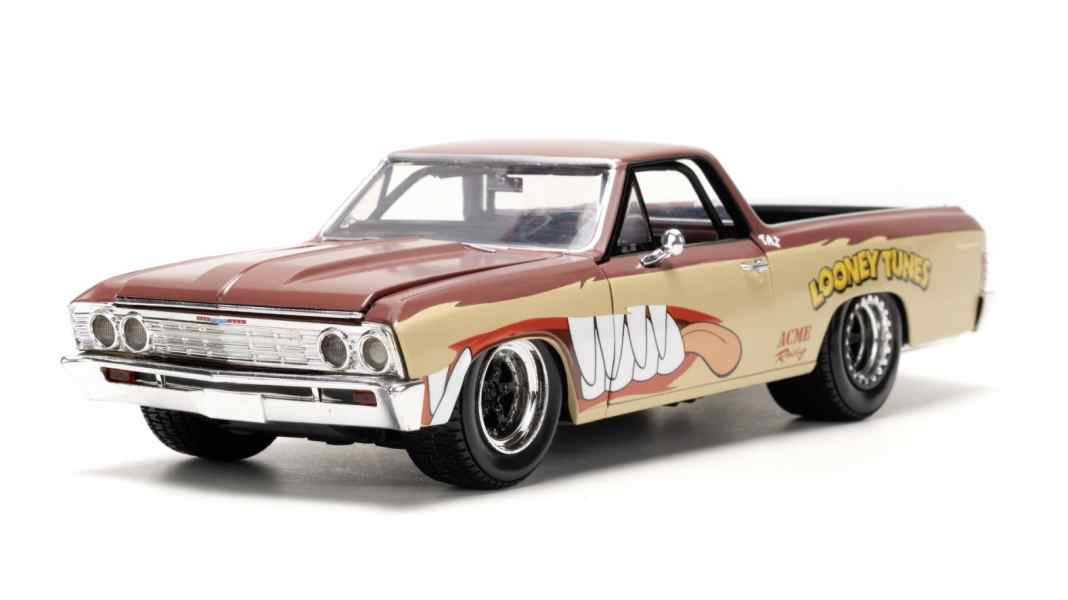 Der Tasmanische Teufel fährt bei Jada Toys einen El Camino Pick-up in 1:24