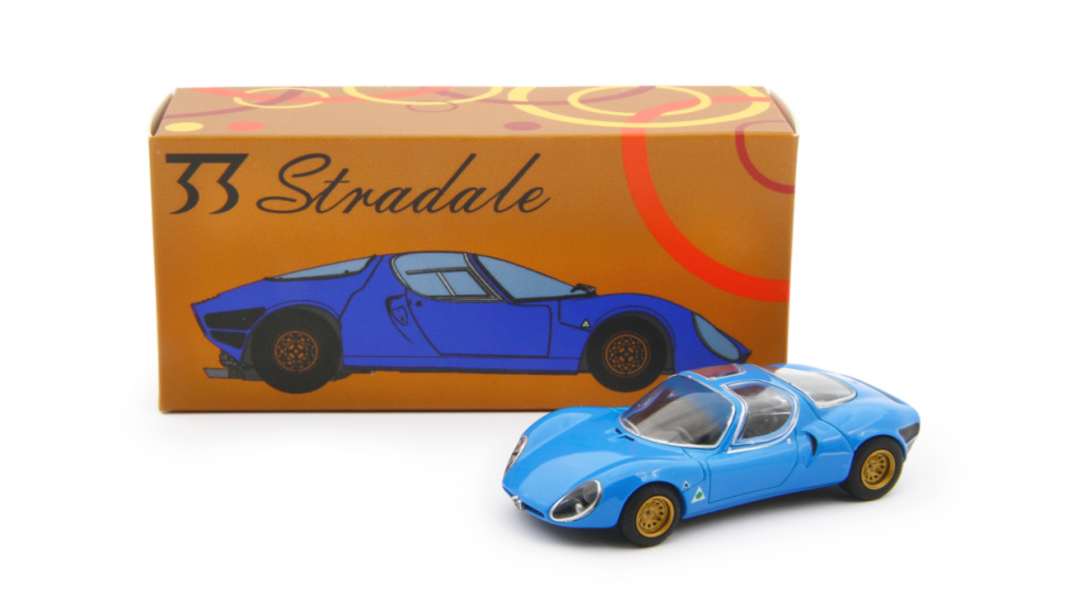 Laudoracing Model liefert Alfa Romeo Tipo 33 Stradale in 1:64.