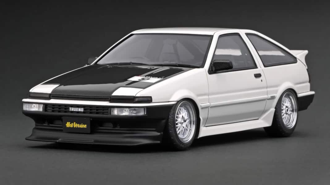 Toyota Trueno von Ignition Models kommt in 1:18 aus Resine