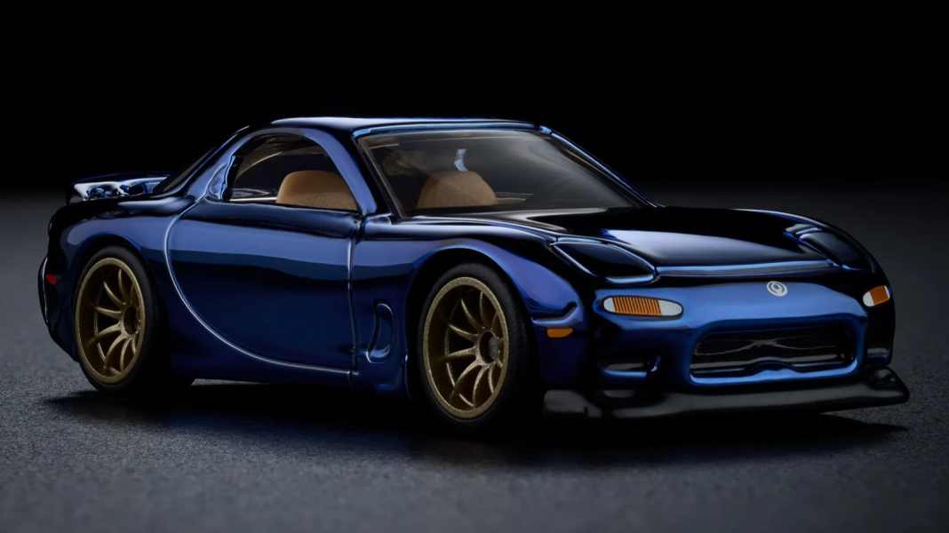 Hot Wheels bringt gepimten Mazda RX-7 R1 im Hausmaßstab 1:64