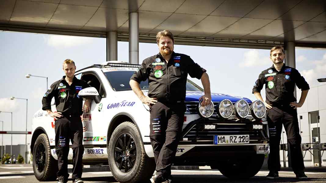 Rekordfahrt im Touareg - Von Kap zu Kap