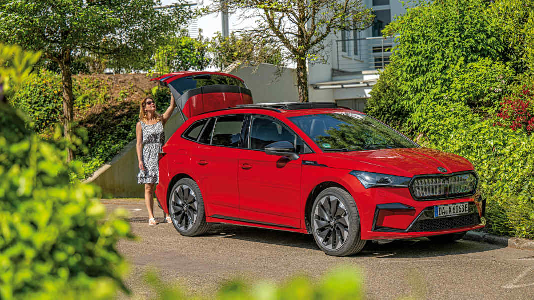 Skoda Enyaq iV 80x: Mit der Kraft der zwei E-Herzen