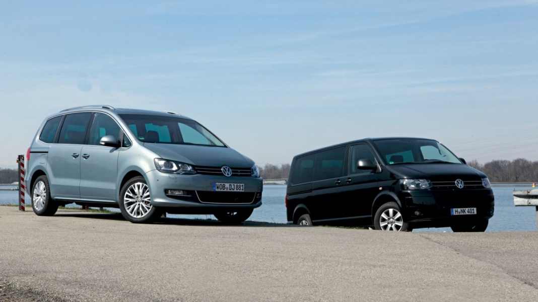 Vergleichstest: Sharan vs. T5 Multivan 2.0 TDI 140 PS - Titel-Kampf