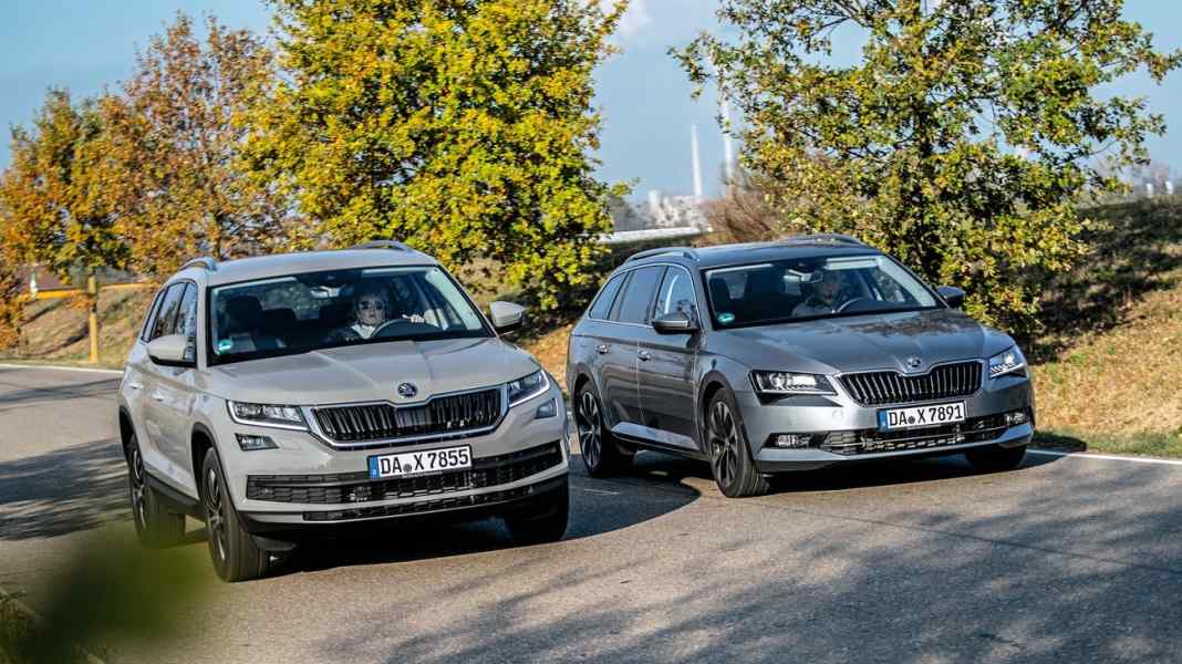 Vergleichstest: Skoda Kodiaq vs. Superb Combi - Große Tschechen