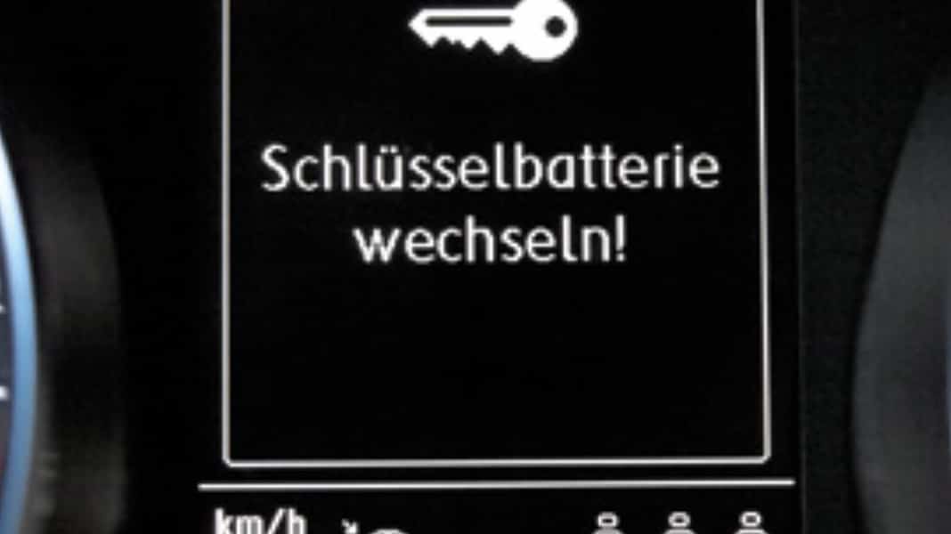 Quick Service - Batterie-Wechsel im Fahrzeug- Schlüssel