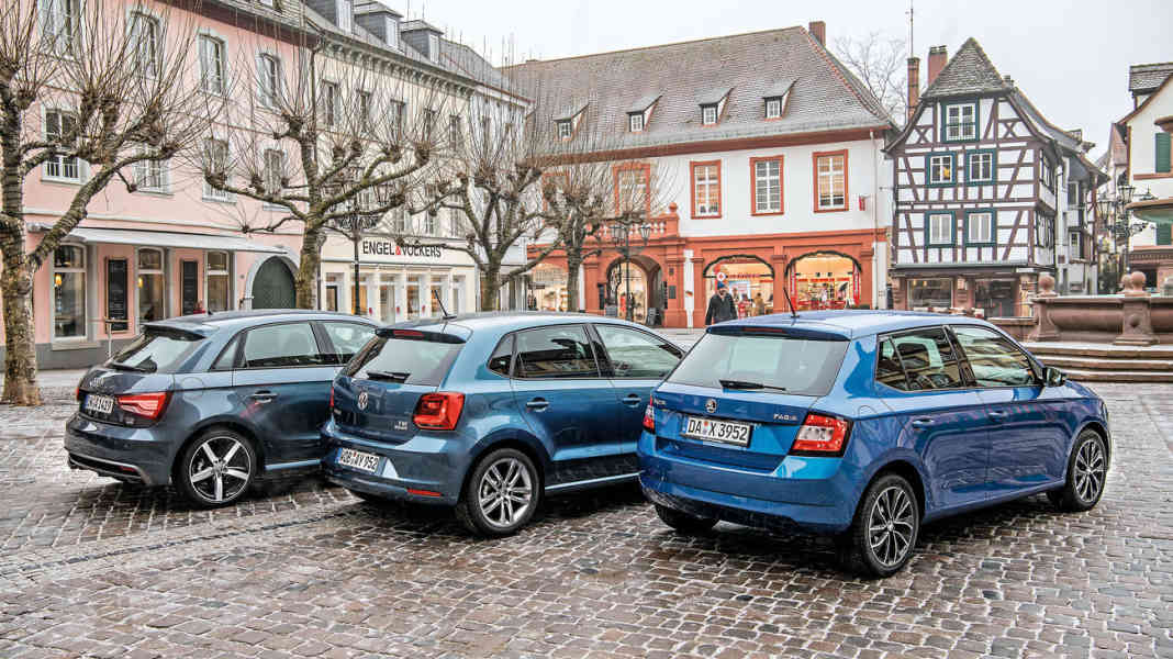 Vergleichstest:￼ Audi A1 vs. Skoda Fabia vs. VW Polo - Kurz und bündig