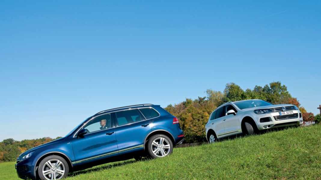 Vergleichstest: VW Touareg Hybrid 380 PS vs. V8 TDI 340 PS - Kampf der Welten