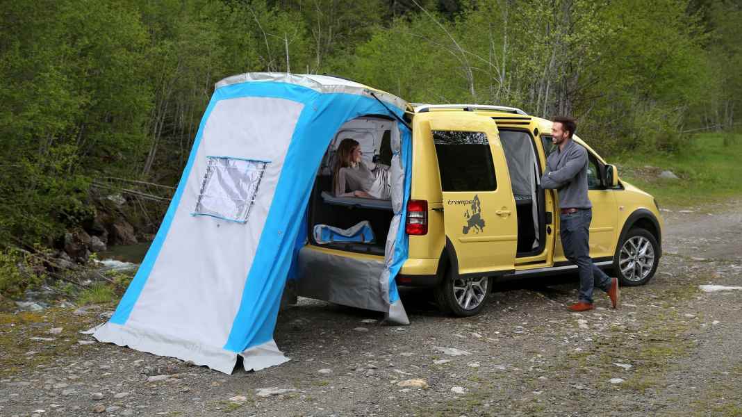 Neuer Cross Caddy Tramper - Ein Bett im Cross Caddy