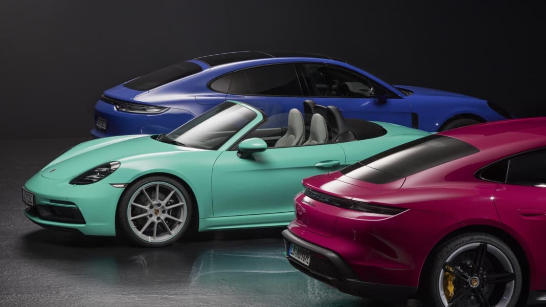 PORSCHE LACKIERUNGEN: FARBEN-PRACHT
