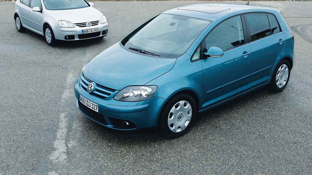 Vergleich: VW Golf 5 gegen Golf 5 Plus 1.9 TDI mit 105 PS - GOLF TURNIER