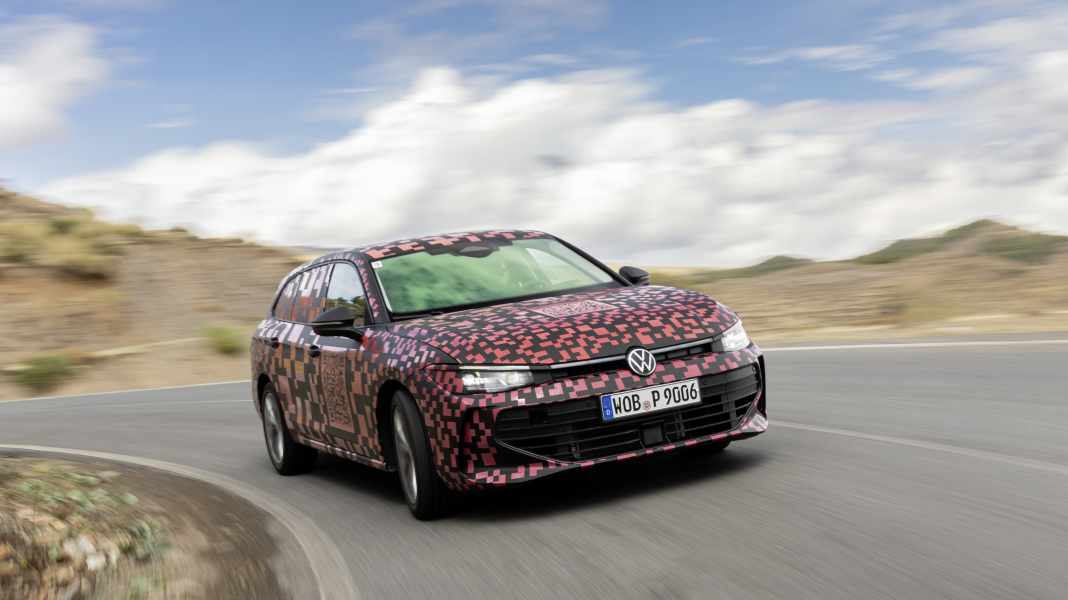 Neuer Passat Variant auf finalen Erprobungsfahrten