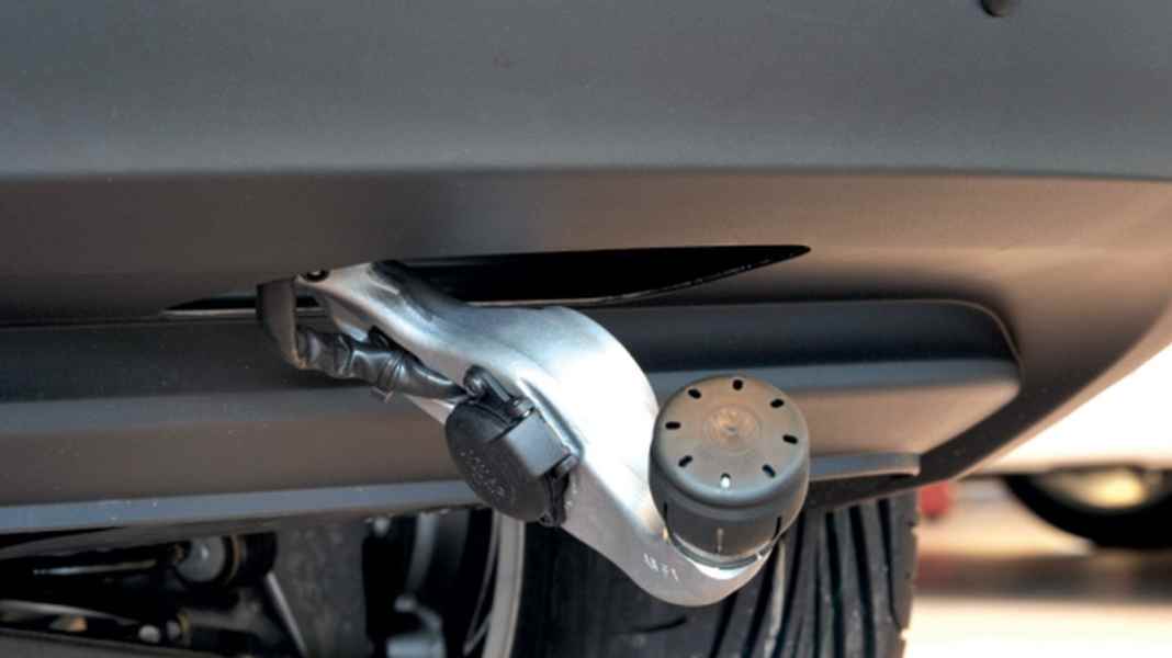 Schwenkbare Hängerkupplung für den Tiguan